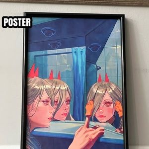 Chainsaw Man Power Anime Horror Poster